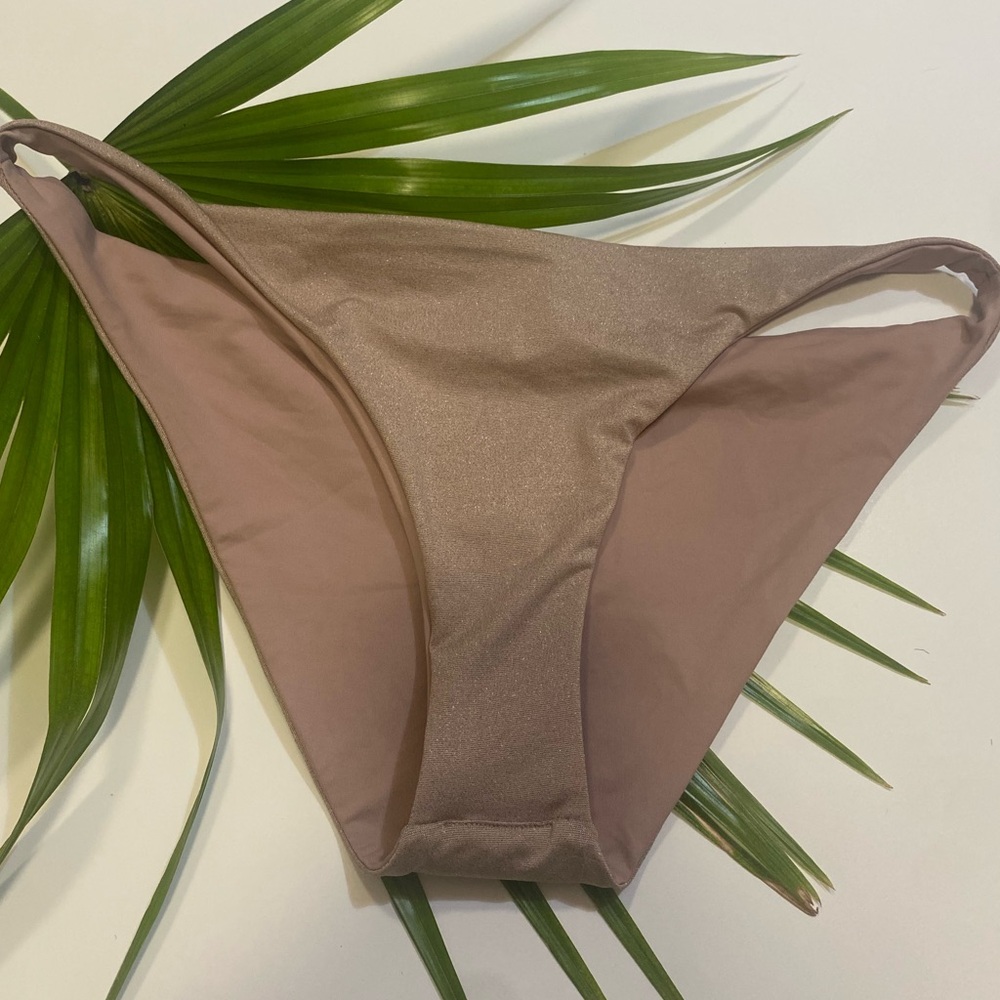 L*Space Swim Shimmer‎ Dusty Pearl Camacho Bikini Bottom Classic, X-Large, NWT - Picture 7 of 15